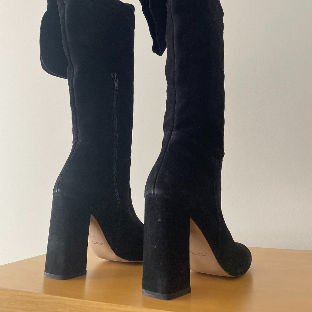 New Kurt Geiger Over The Knee Suede Boots